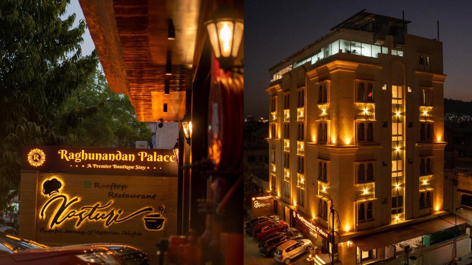 Raghunandan Palace - A Premier Boutique Stay, City Center & 500 Meters From City Railway Station أُودايبور المظهر الخارجي الصورة